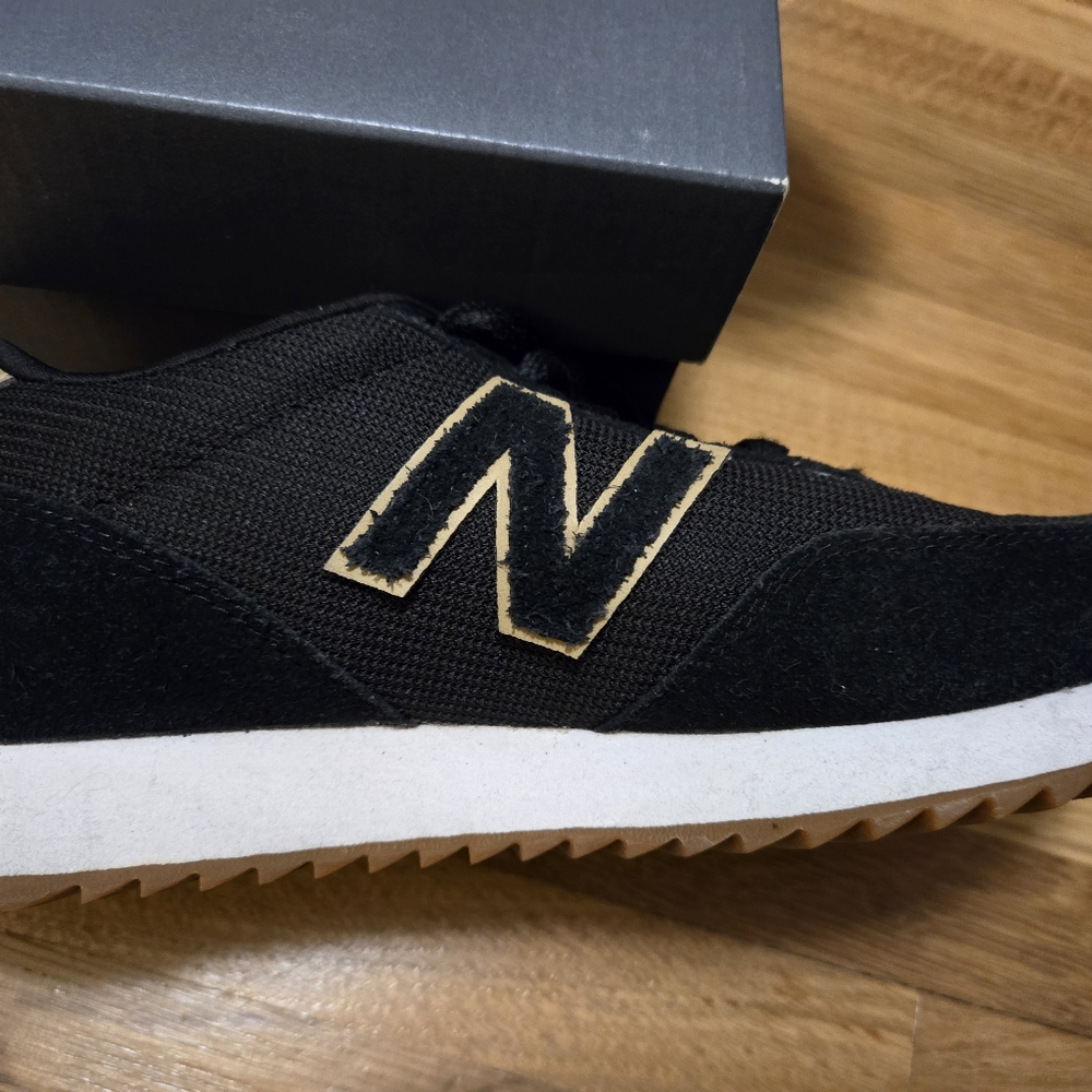 New Balance 501 Black and Gold Sneakers